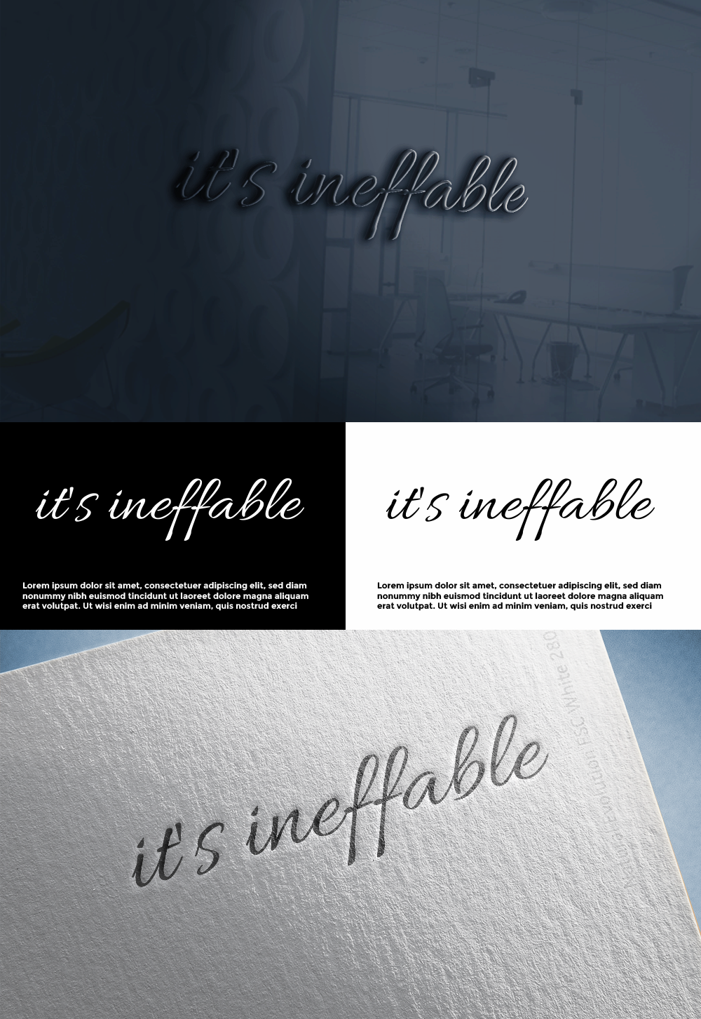 Logo Design by Innovative Graphix for it's ineffable | Design #37129572