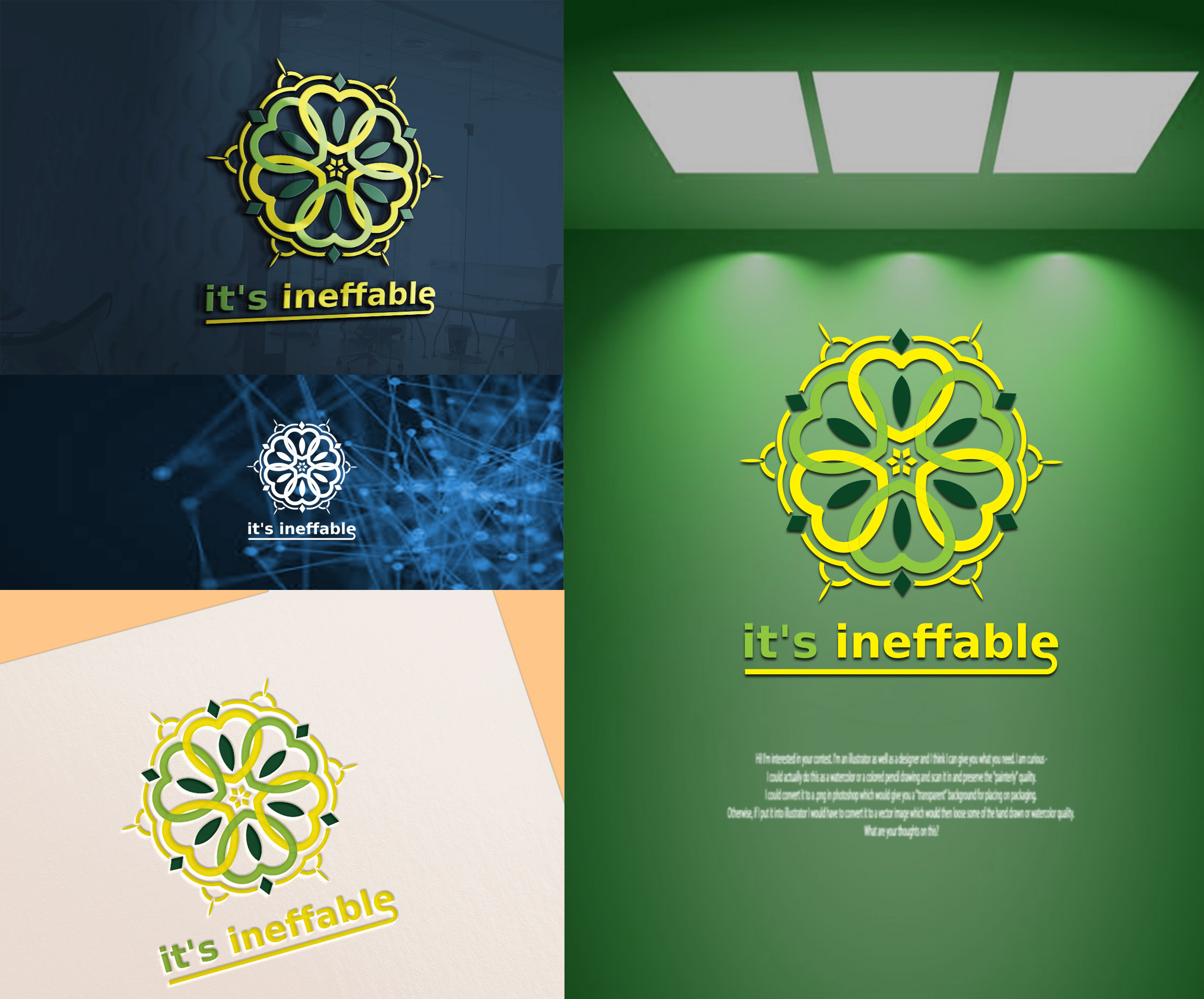 Logo Design by Wonderful design for it's ineffable | Design #37129908