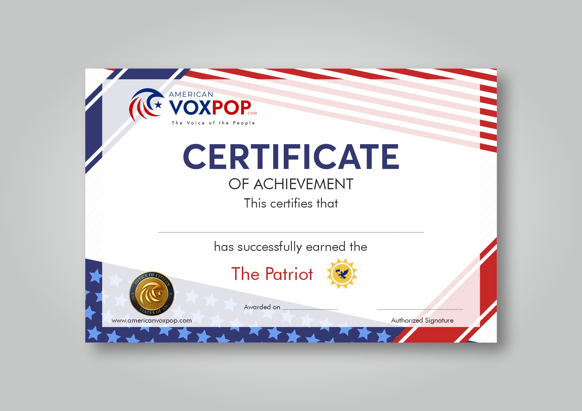 Graphic Design by Maestroto for American VoxPop | Design #37161764
