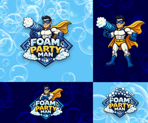 Diseño Gráfico por Zonda Studio para Foam Party Man | Diseño: #37143226