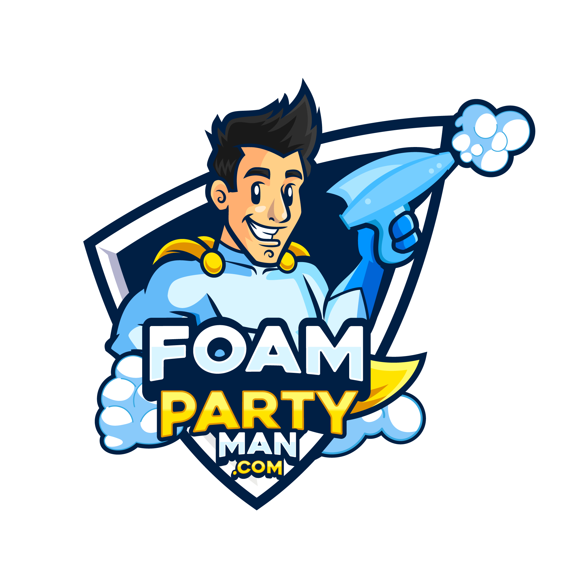 Diseño Gráfico por Talha Baslik para Foam Party Man | Diseño #37140614