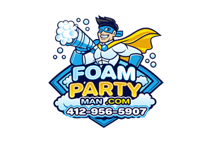 Diseño Gráfico por Rickyy para Foam Party Man | Diseño: #37144055