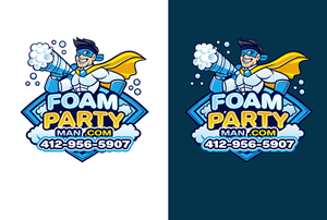 Diseño Gráfico por Rickyy para Foam Party Man | Diseño: #37168458
