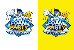 Diseño Gráfico por Rickyy para Foam Party Man | Diseño: #37168472