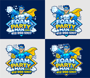 Diseño Gráfico por Yakuza20 para Foam Party Man | Diseño: #37141563