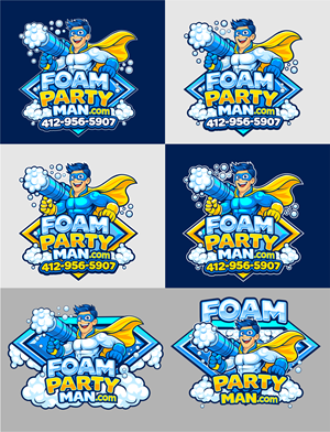 Diseño Gráfico por Yakuza20 para Foam Party Man | Diseño: #37141743