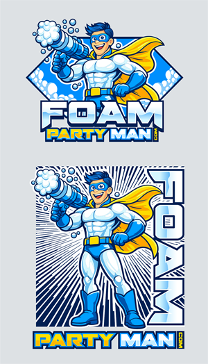 Diseño Gráfico por Yakuza20 para Foam Party Man | Diseño: #37145191