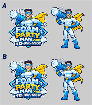 Diseño Gráfico por Yakuza20 para Foam Party Man | Diseño: #37207216
