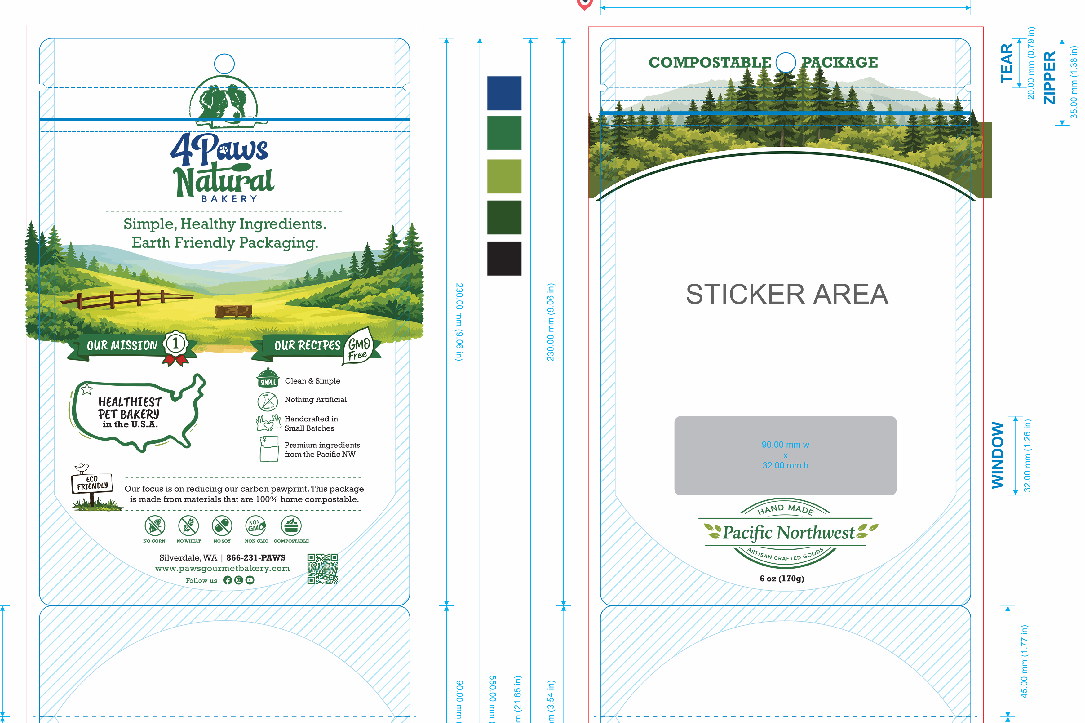 Design Emballage par MDesigns ™ pour Paws Gourmet Bakery | Design #37164369