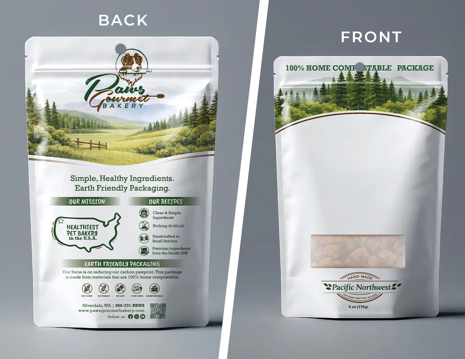 Design Emballage par MDesigns ™ pour Paws Gourmet Bakery | Design #37169709