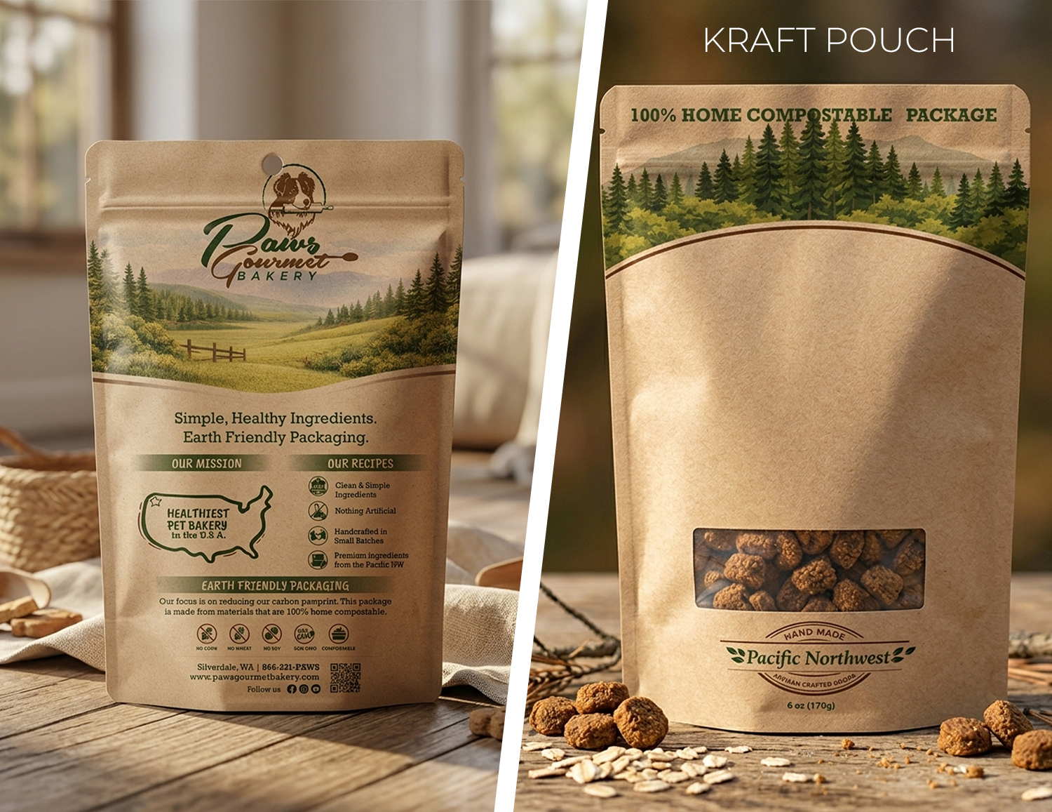 Design Emballage par MDesigns ™ pour Paws Gourmet Bakery | Design #37169794