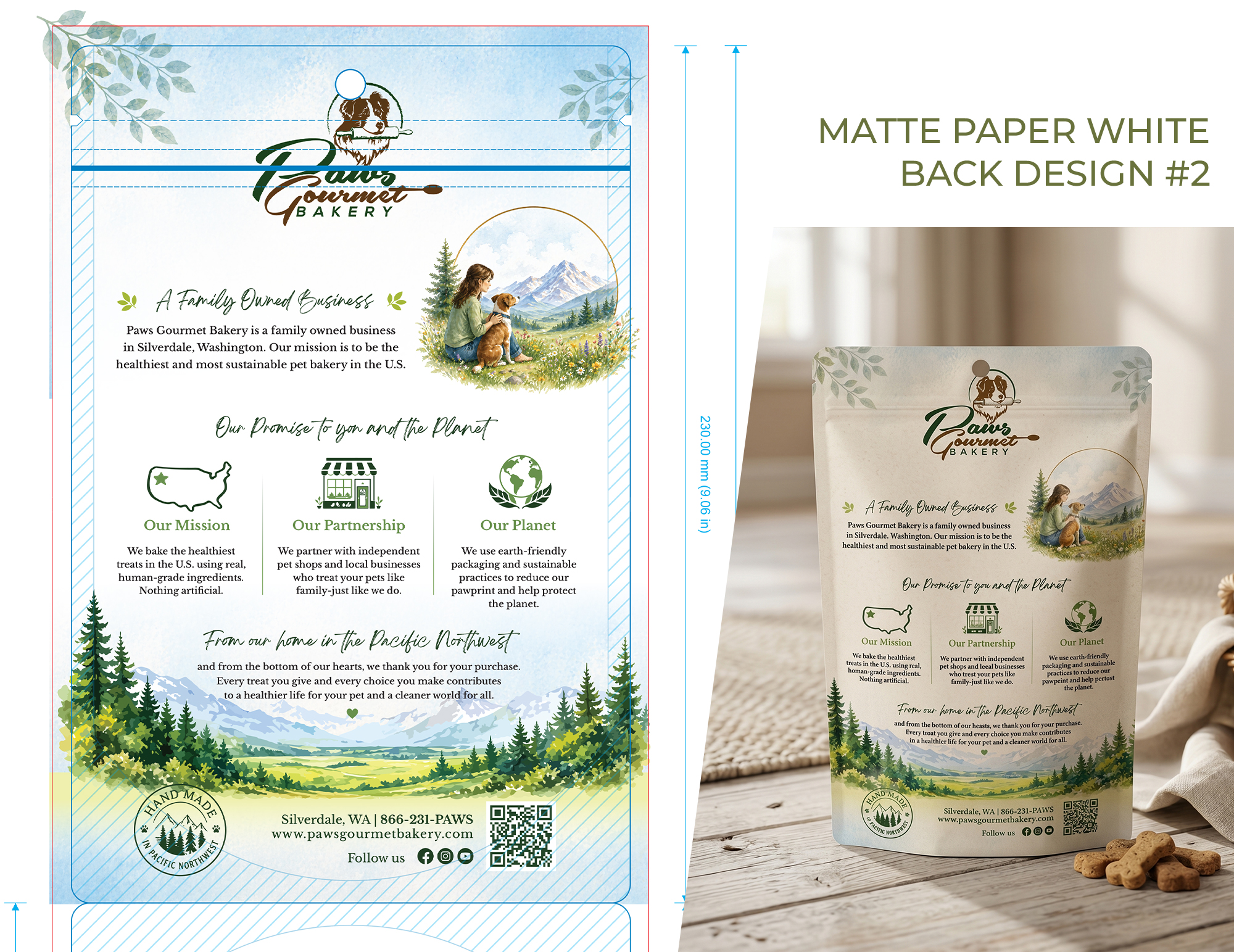 Design Emballage par MDesigns ™ pour Paws Gourmet Bakery | Design #37179275