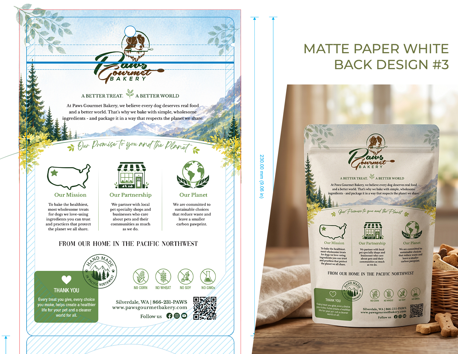 Design Emballage par MDesigns ™ pour Paws Gourmet Bakery | Design #37179324