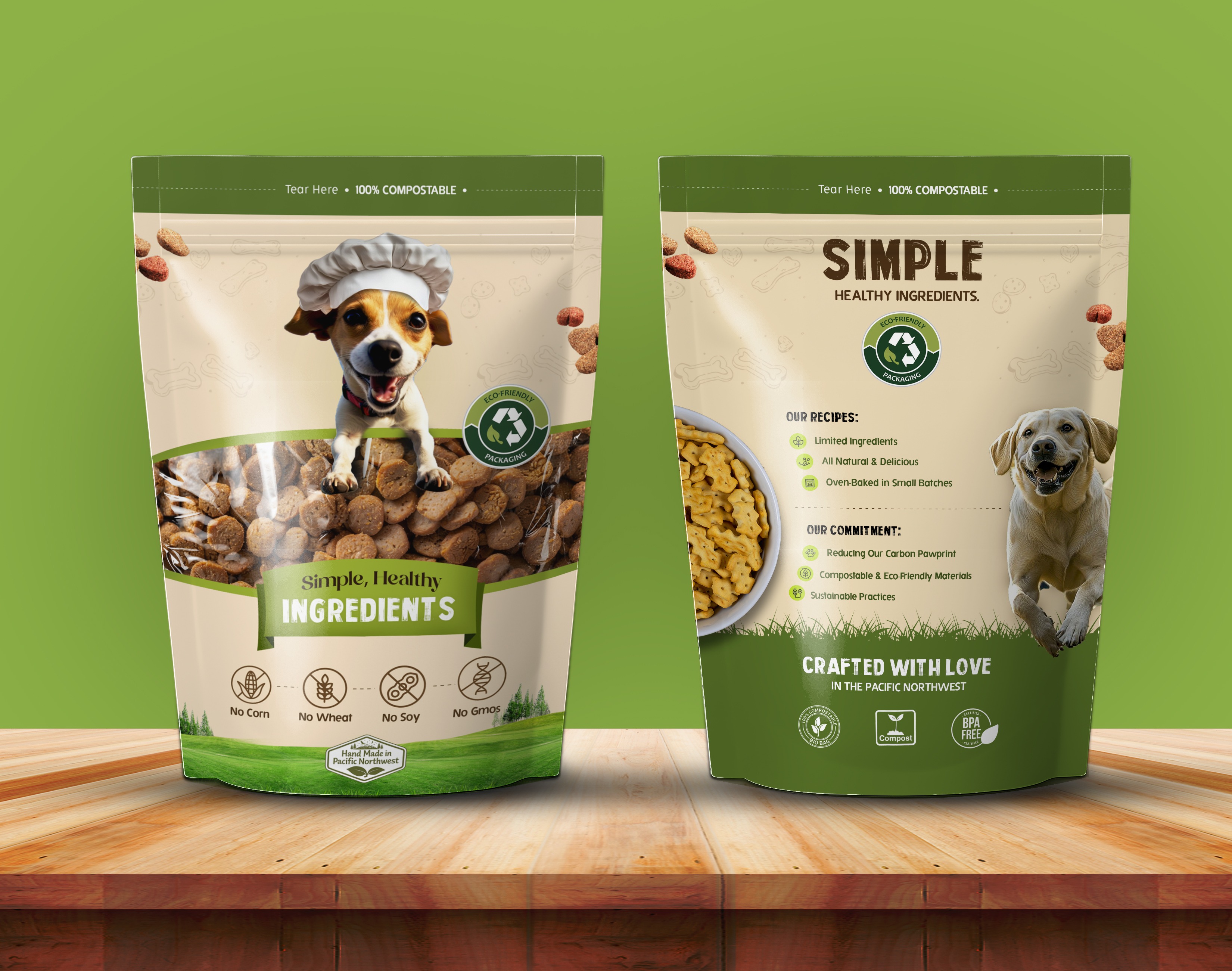 Design Emballage par Ascinate pour Paws Gourmet Bakery | Design #37144337