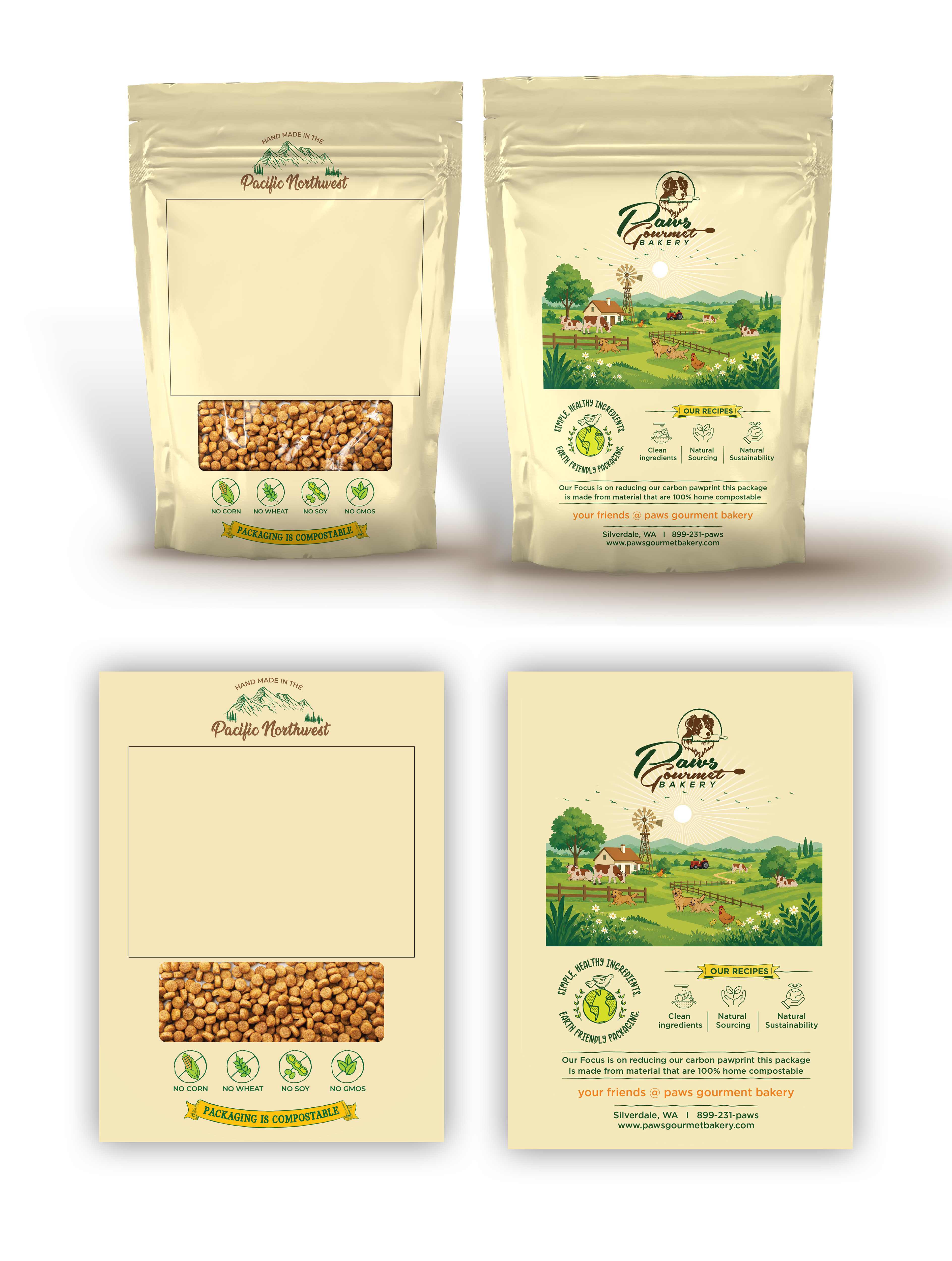 Design Emballage par saurabhjoshi pour Paws Gourmet Bakery | Design #37182502