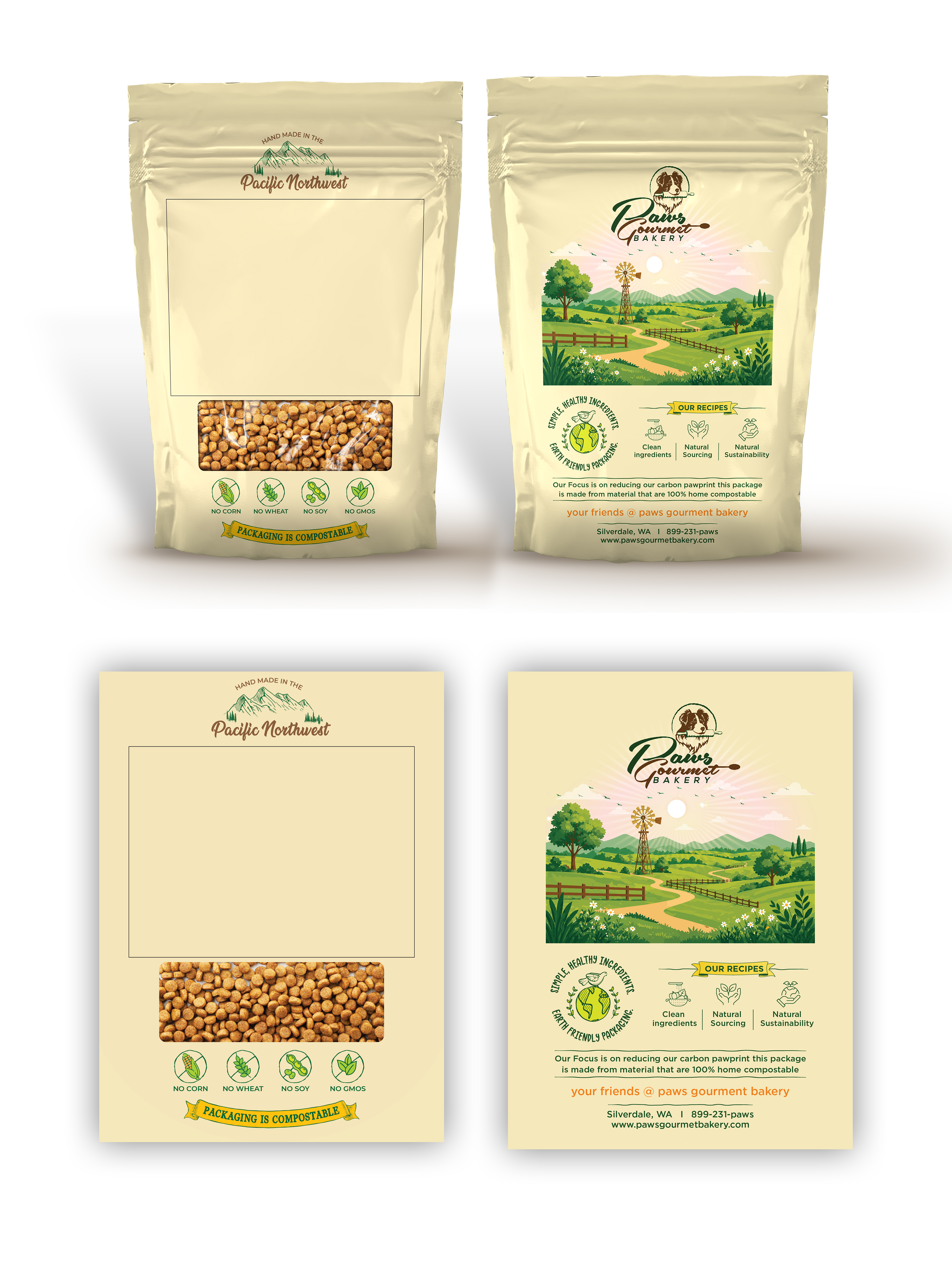 Design Emballage par saurabhjoshi pour Paws Gourmet Bakery | Design #37182586