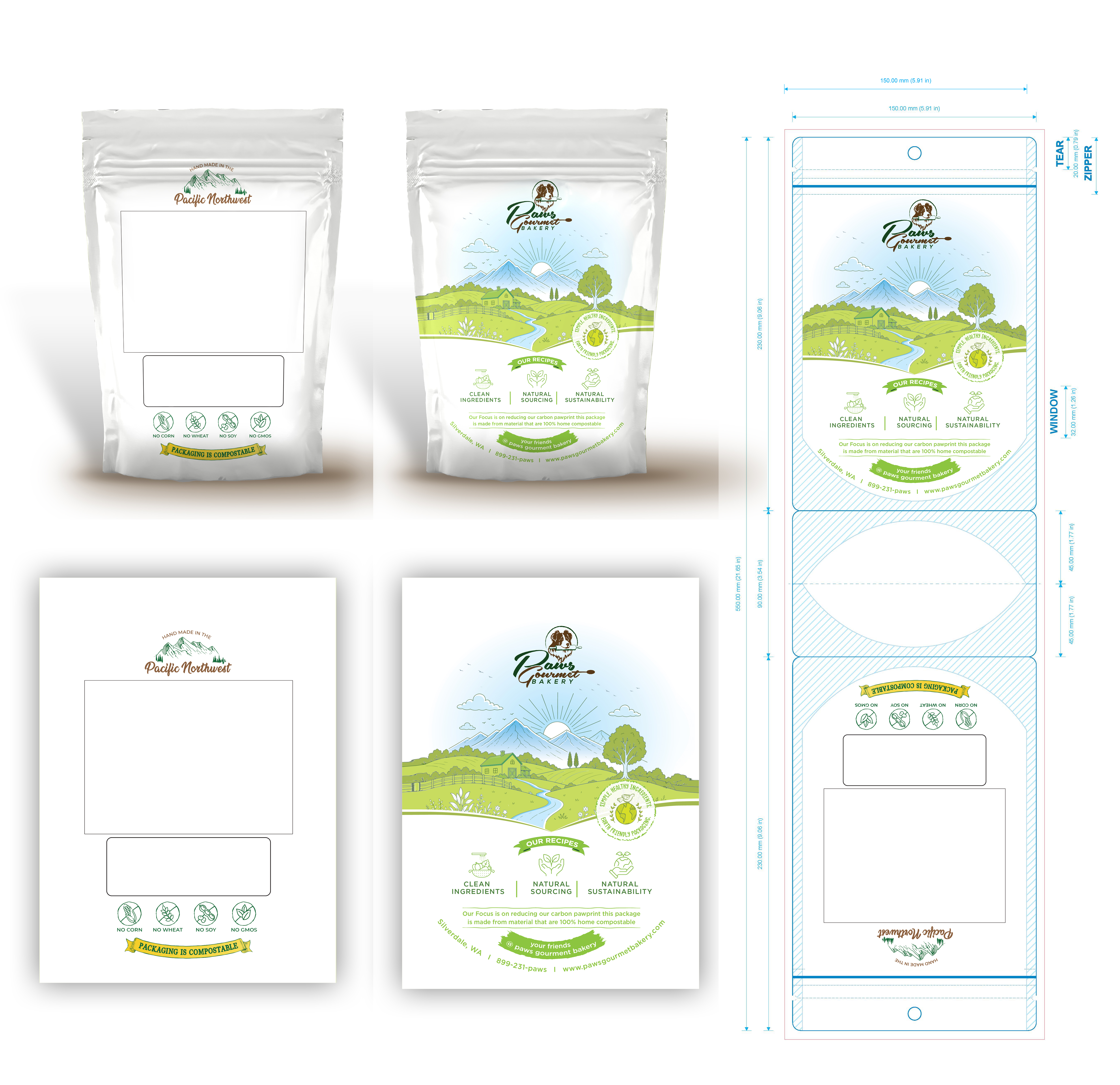 Design Emballage par saurabhjoshi pour Paws Gourmet Bakery | Design #37206357