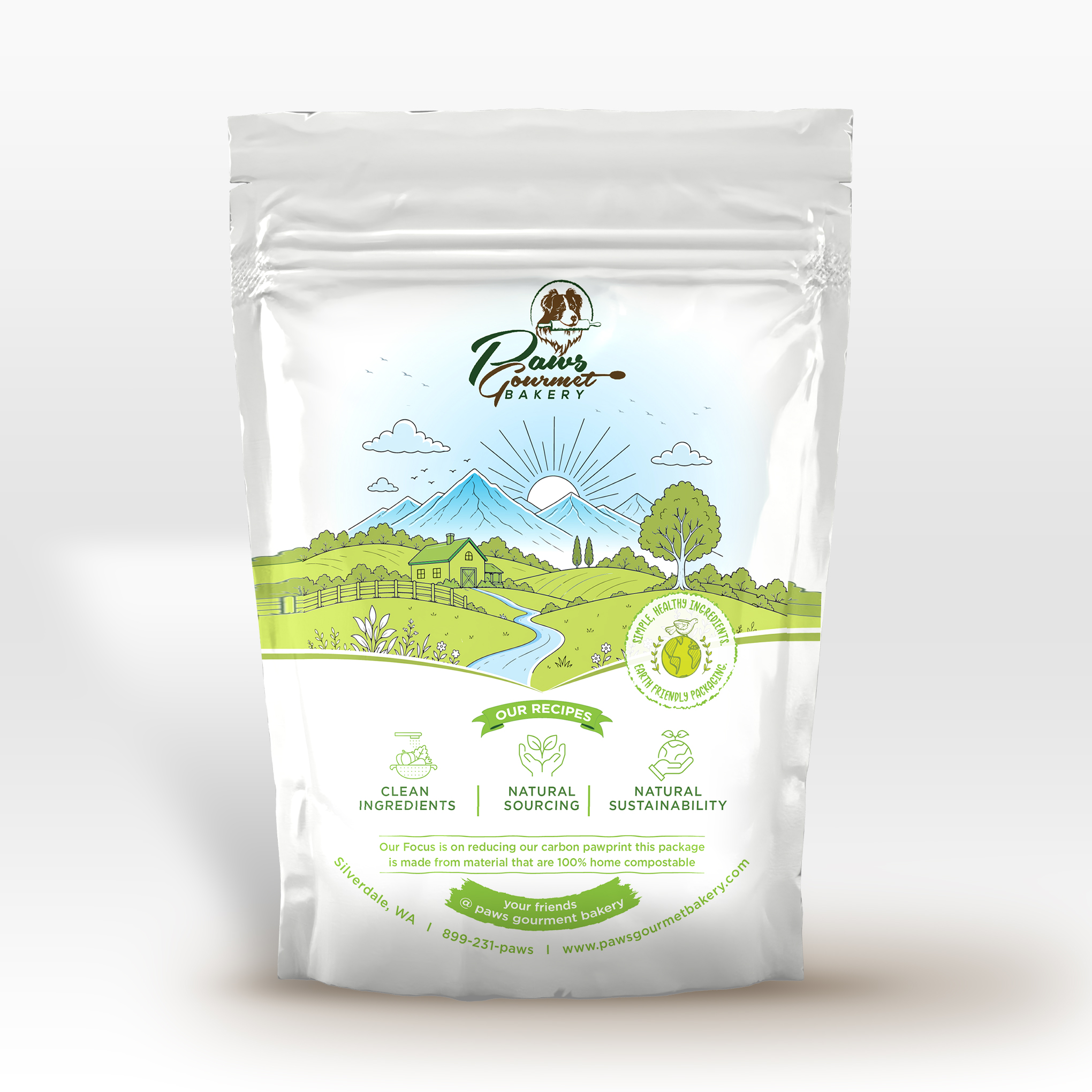 Design Emballage par saurabhjoshi pour Paws Gourmet Bakery | Design #37206377