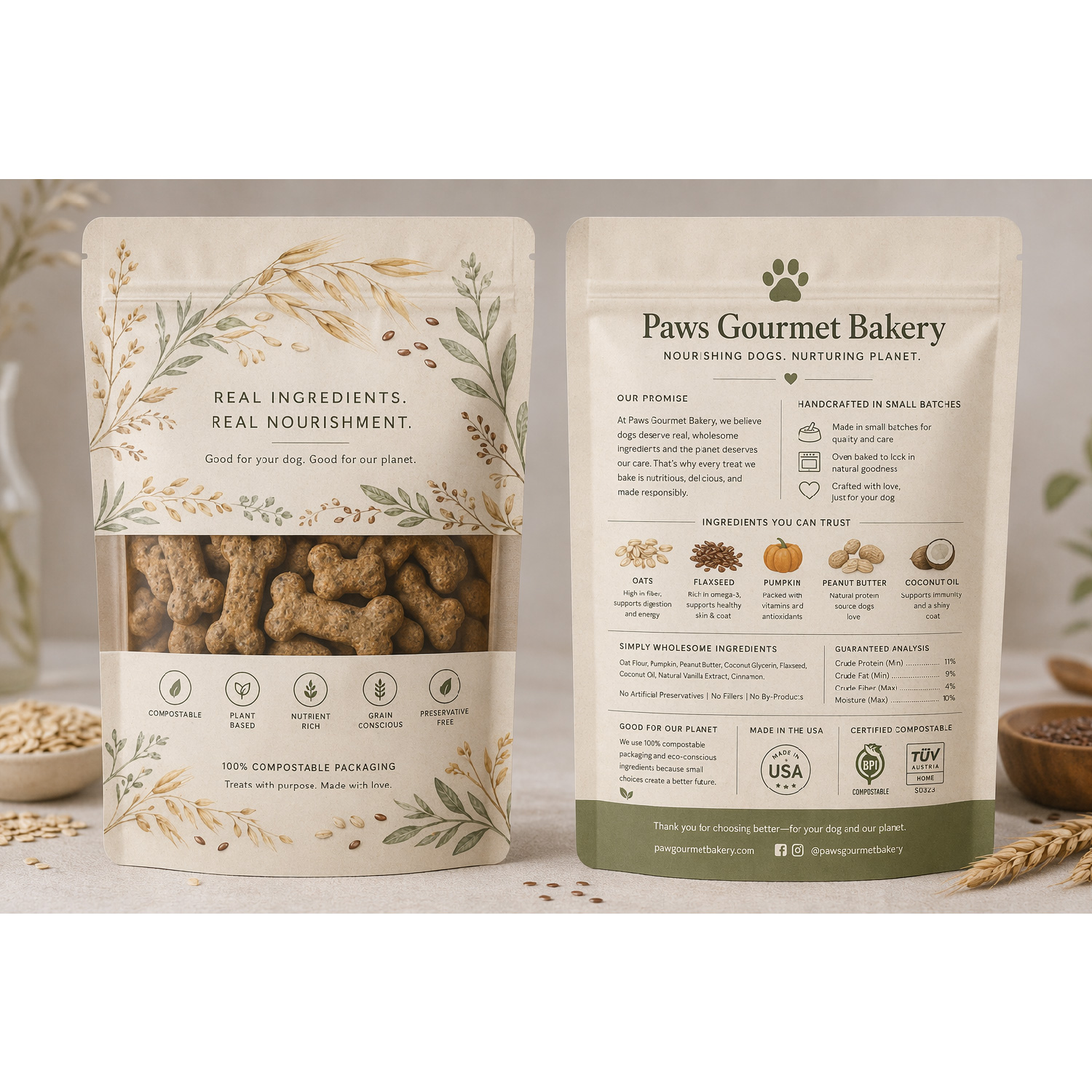 Design Emballage par ErrAr pour Paws Gourmet Bakery | Design #37139546