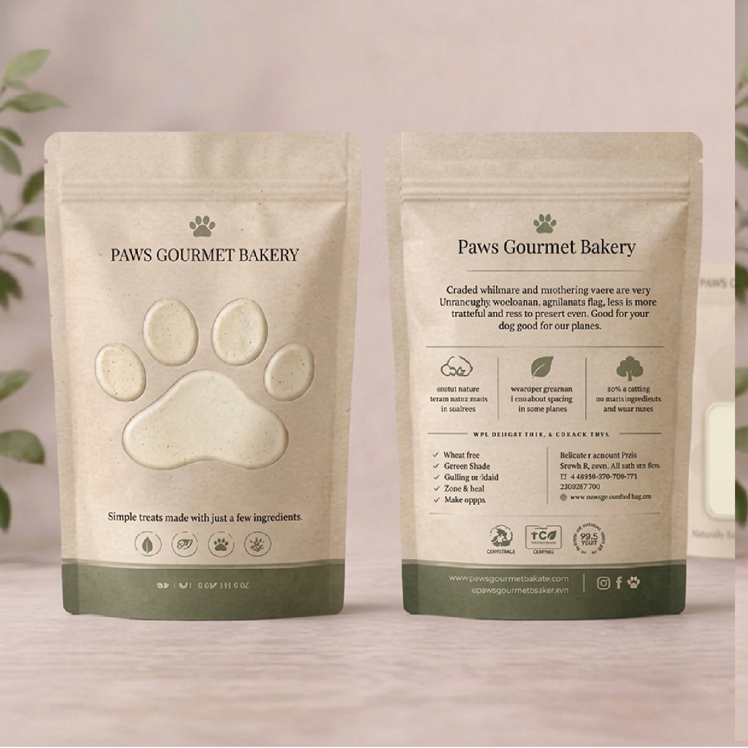 Design Emballage par ErrAr pour Paws Gourmet Bakery | Design #37144241