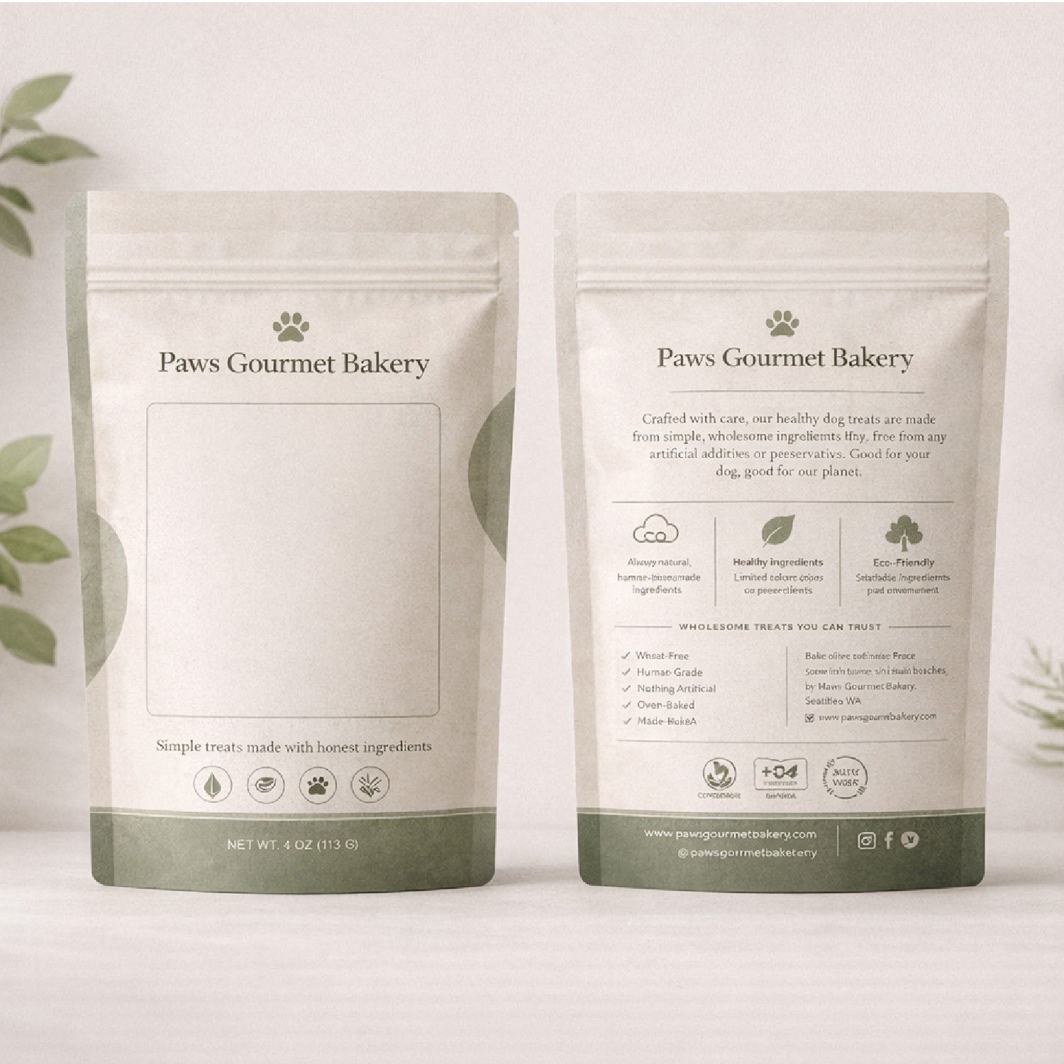 Design Emballage par ErrAr pour Paws Gourmet Bakery | Design #37144243