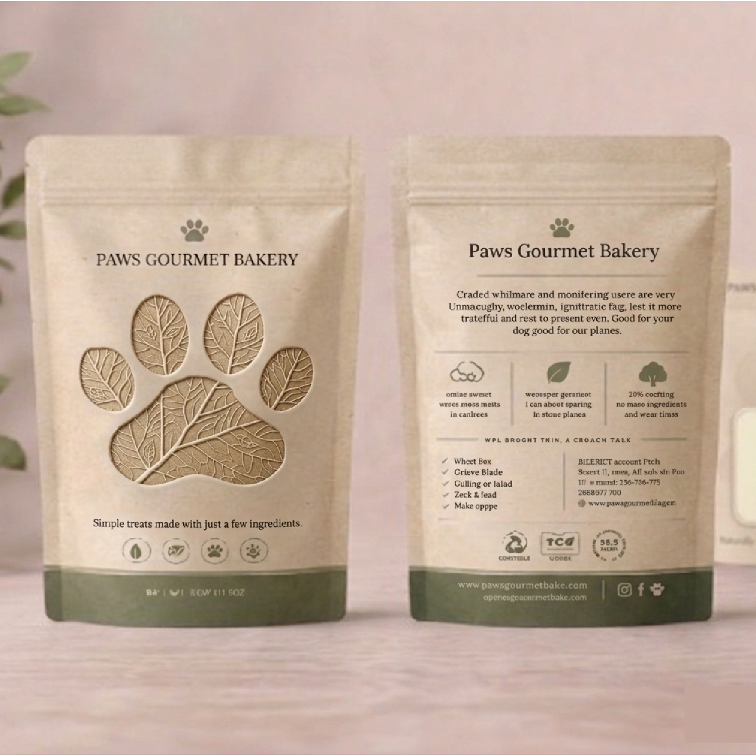 Design Emballage par ErrAr pour Paws Gourmet Bakery | Design #37144244