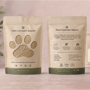 Design Emballage par ErrAr pour Paws Gourmet Bakery | Design : #37144244