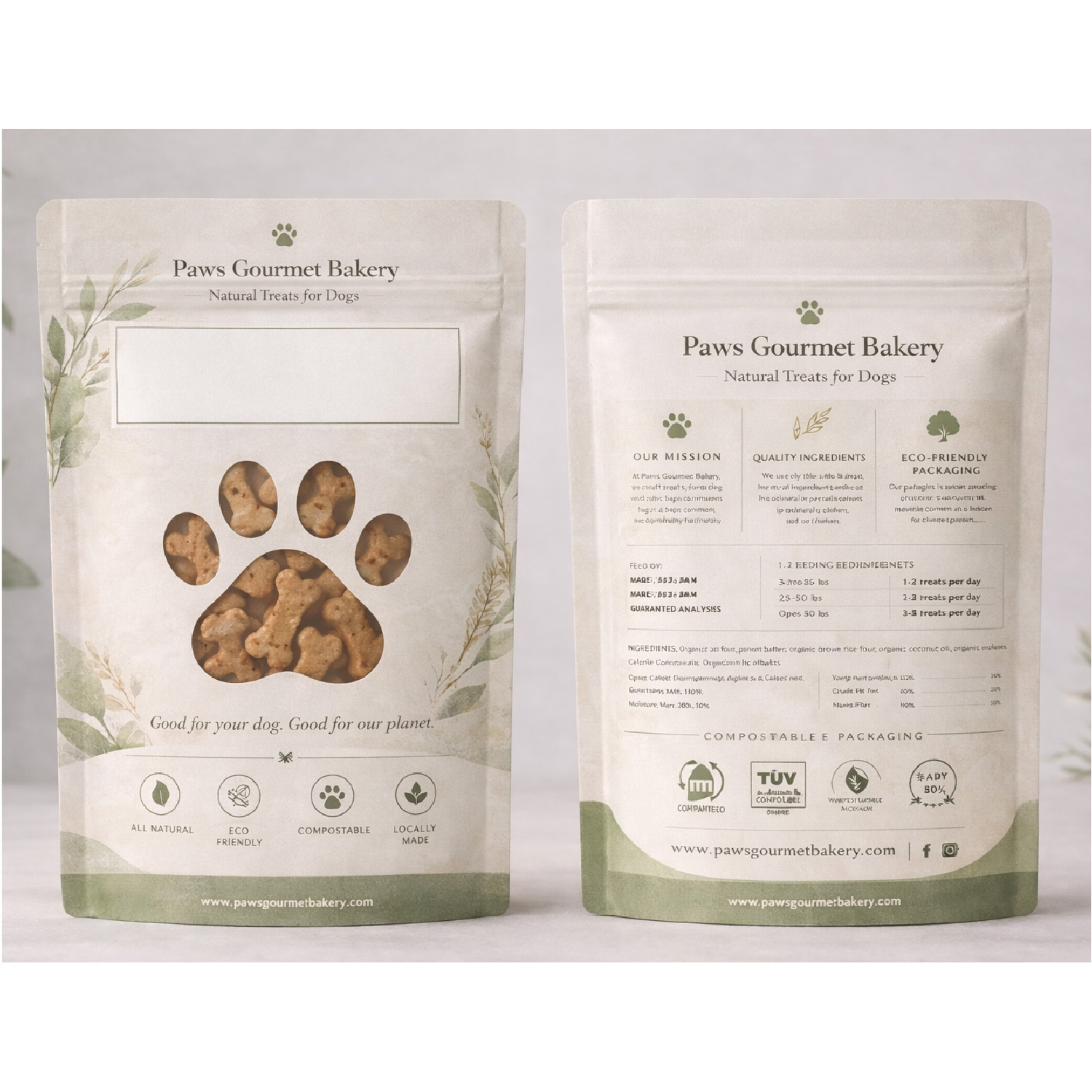 Design Emballage par ErrAr pour Paws Gourmet Bakery | Design #37153986
