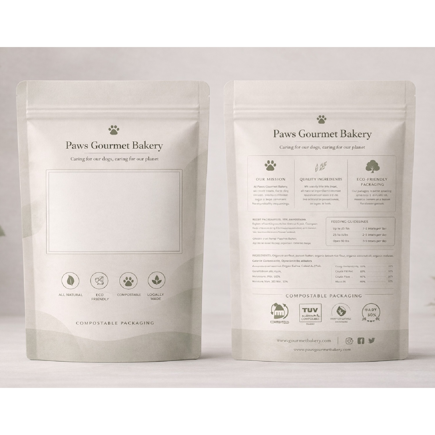 Design Emballage par ErrAr pour Paws Gourmet Bakery | Design #37153987