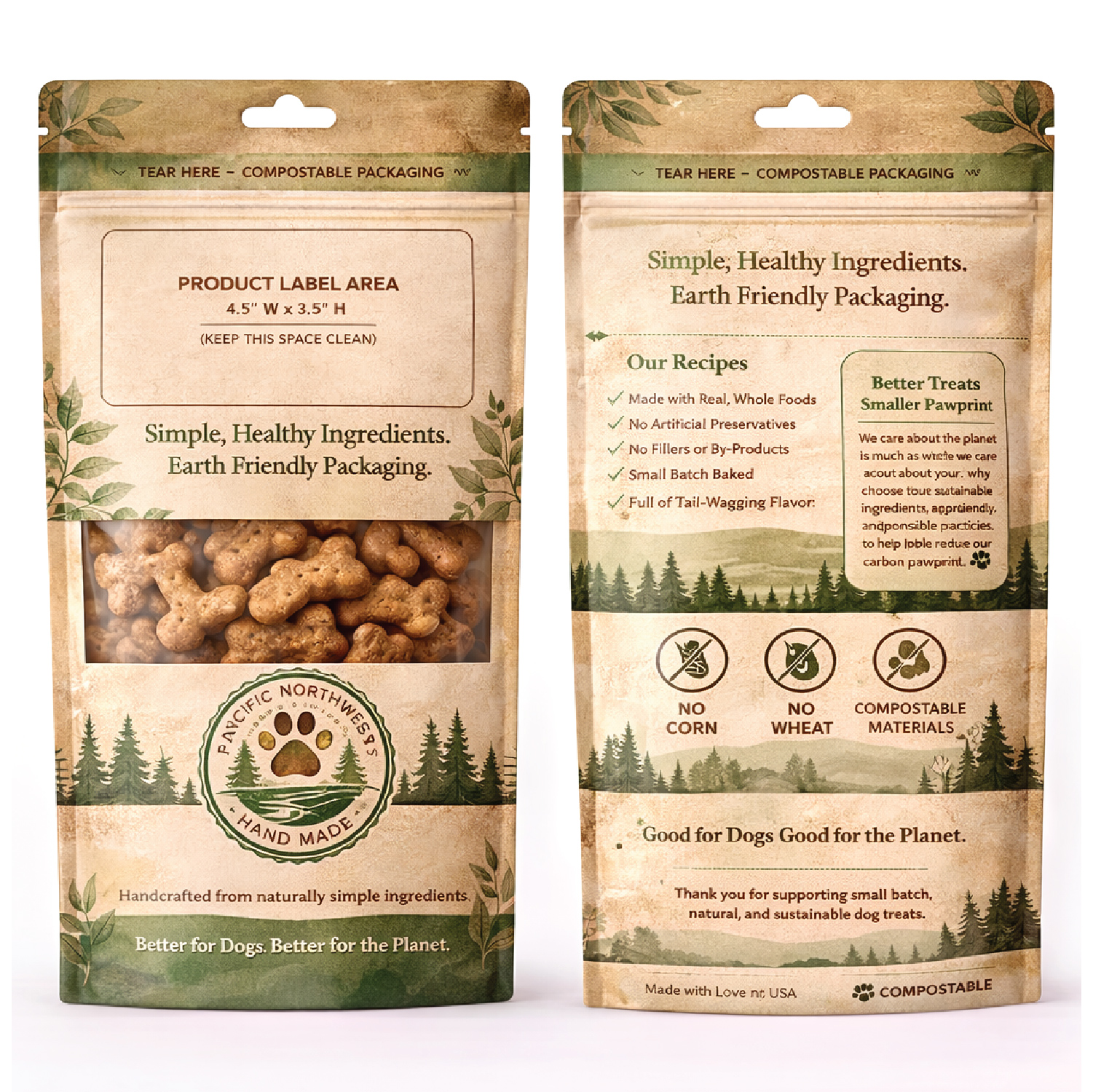 Design Emballage par ErrAr pour Paws Gourmet Bakery | Design #37158940
