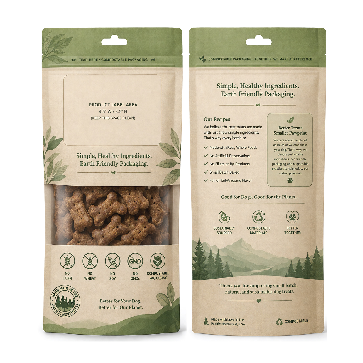 Design Emballage par ErrAr pour Paws Gourmet Bakery | Design #37158941