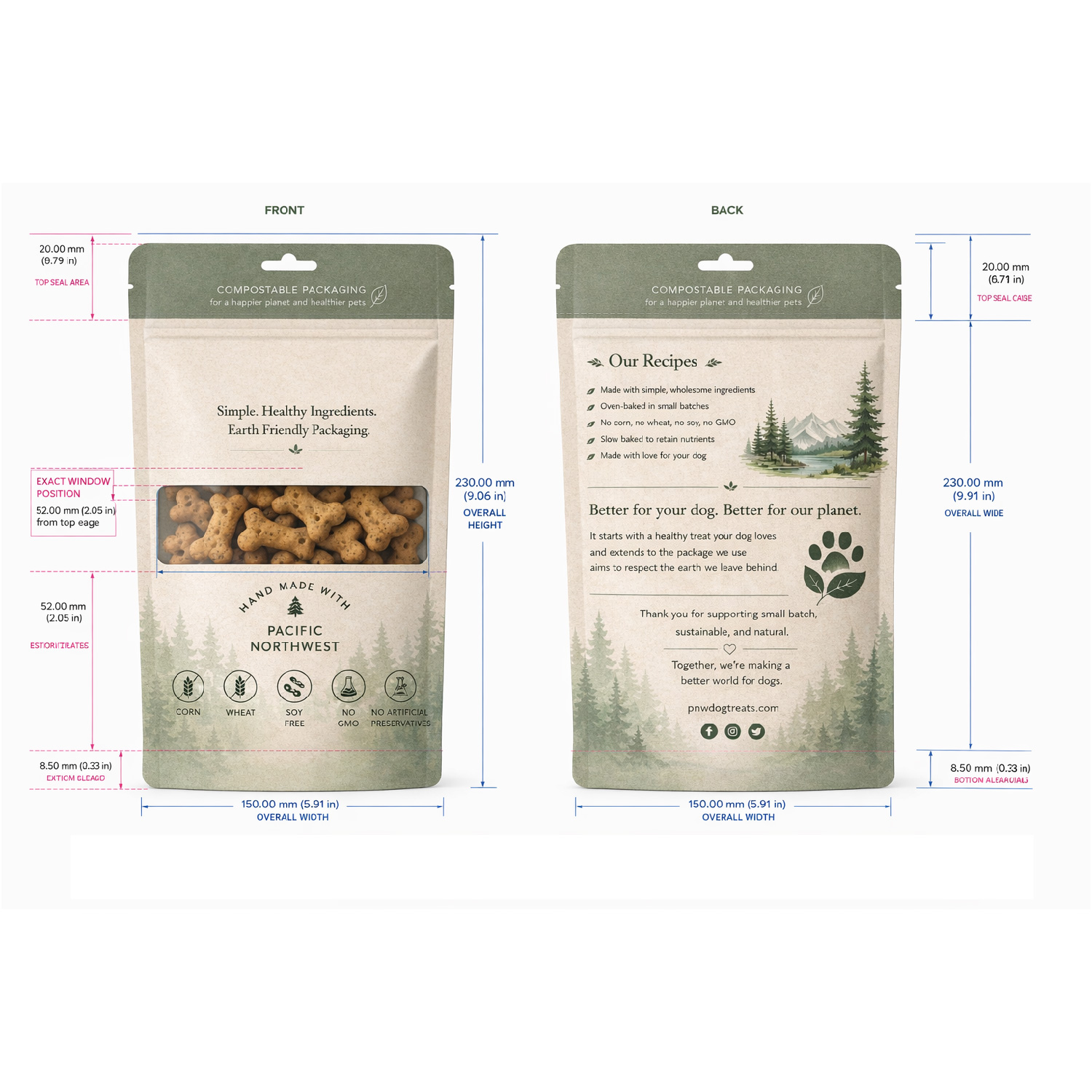 Design Emballage par ErrAr pour Paws Gourmet Bakery | Design #37166972