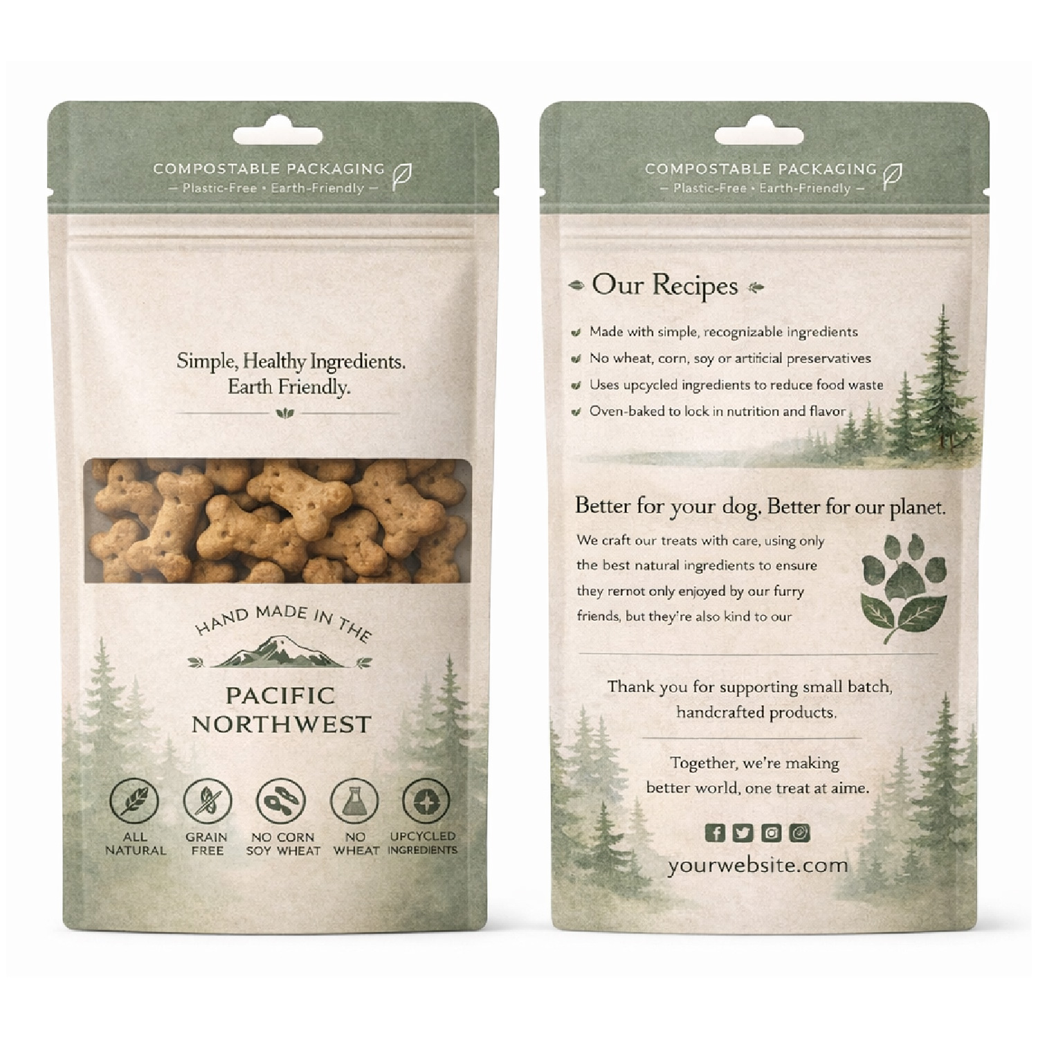 Design Emballage par ErrAr pour Paws Gourmet Bakery | Design #37166973