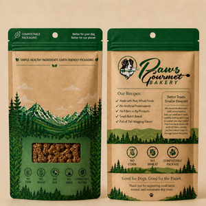 Design Emballage par ErrAr pour Paws Gourmet Bakery | Design : #37194413