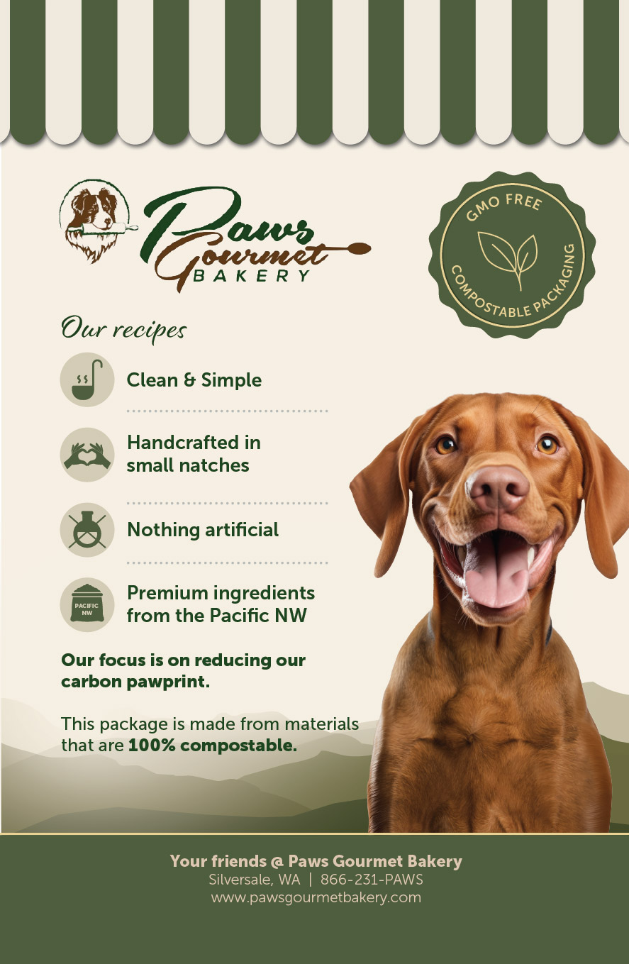 Design Emballage par A. Luiza pour Paws Gourmet Bakery | Design #37162314