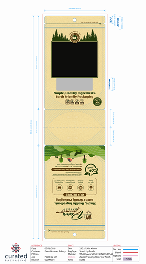 Design Emballage par SAI DESIGNS pour Paws Gourmet Bakery | Design : #37145479