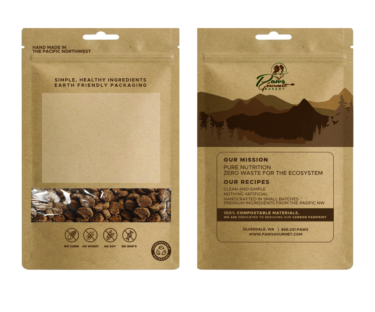 Design Emballage par ikhsantogatorop pour Paws Gourmet Bakery | Design #37167392