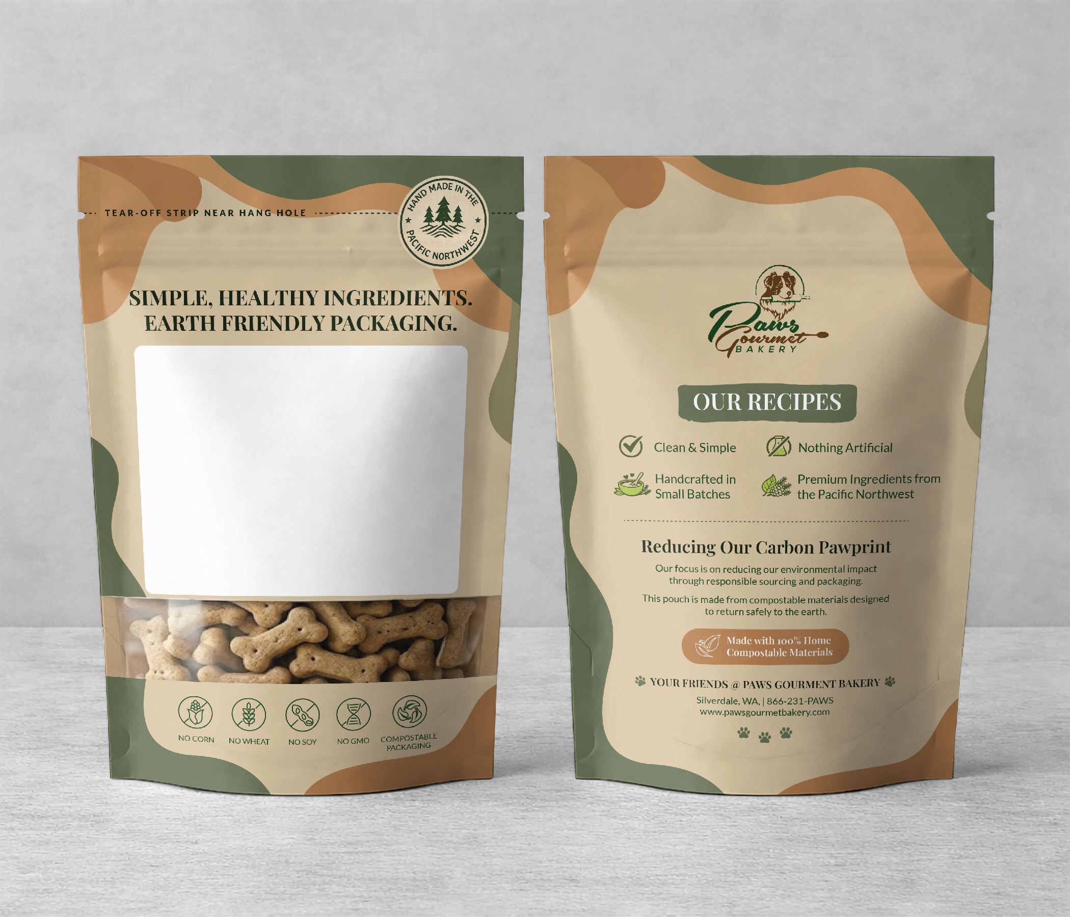 Design Emballage par Abdulmumin Imam pour Paws Gourmet Bakery | Design #37164182