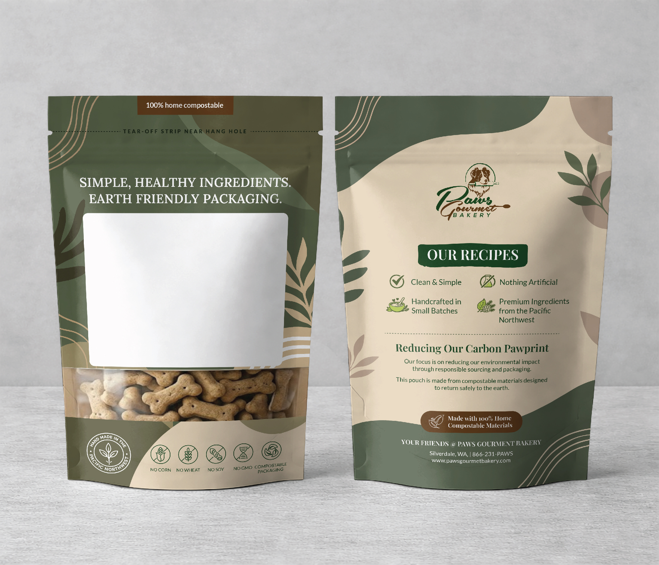 Design Emballage par Abdulmumin Imam pour Paws Gourmet Bakery | Design #37164183