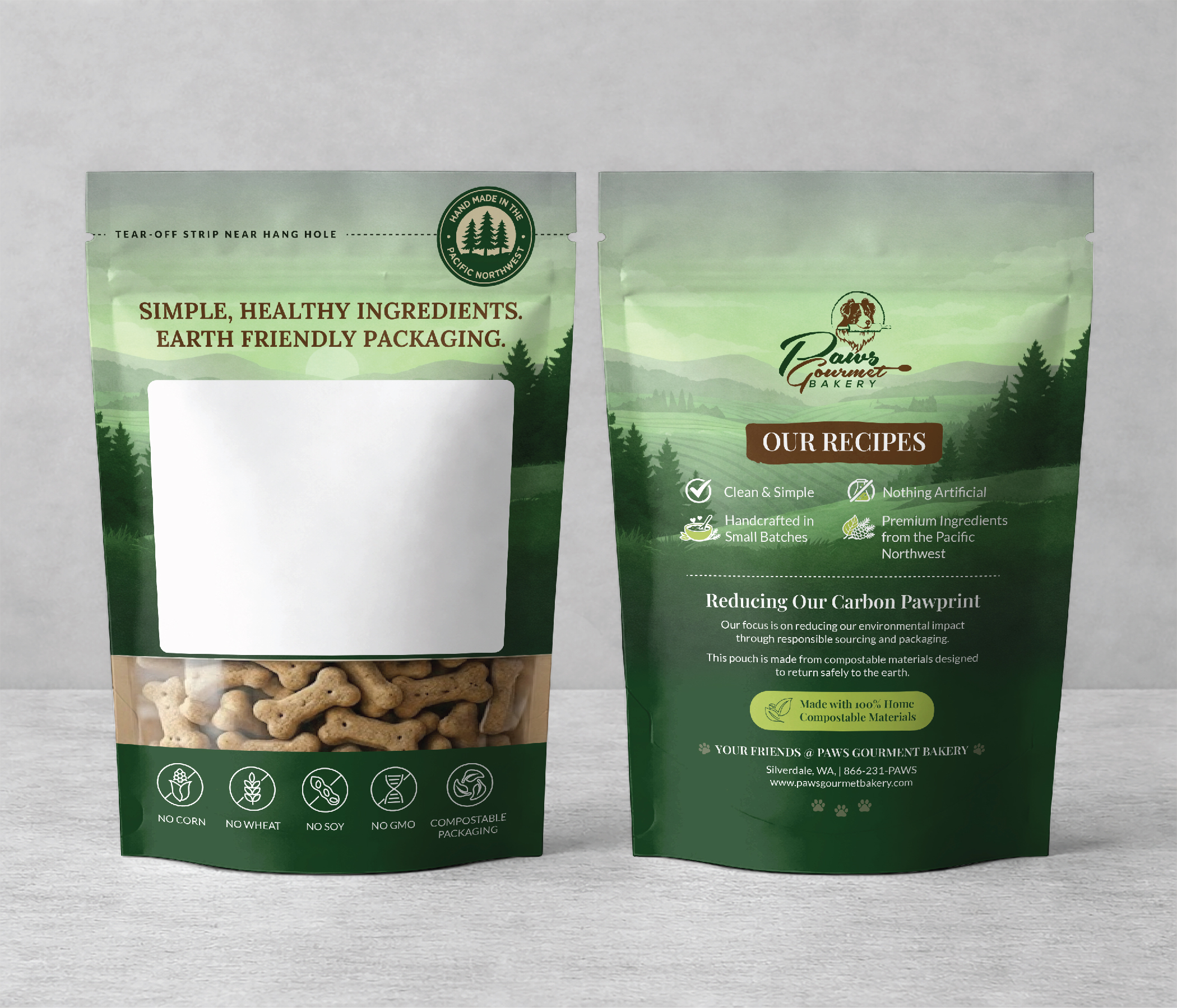 Design Emballage par Abdulmumin Imam pour Paws Gourmet Bakery | Design #37164184