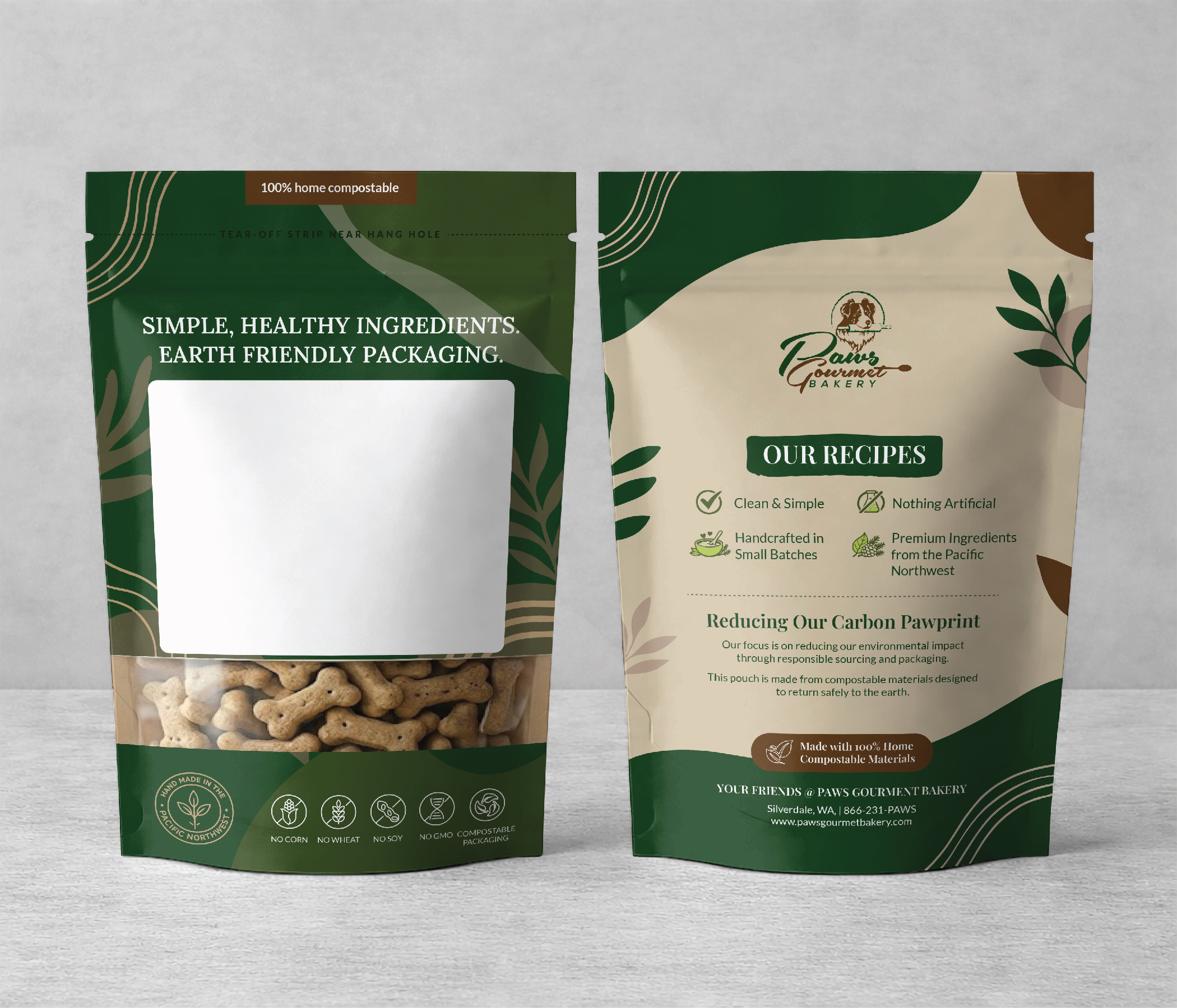 Design Emballage par Abdulmumin Imam pour Paws Gourmet Bakery | Design #37164185