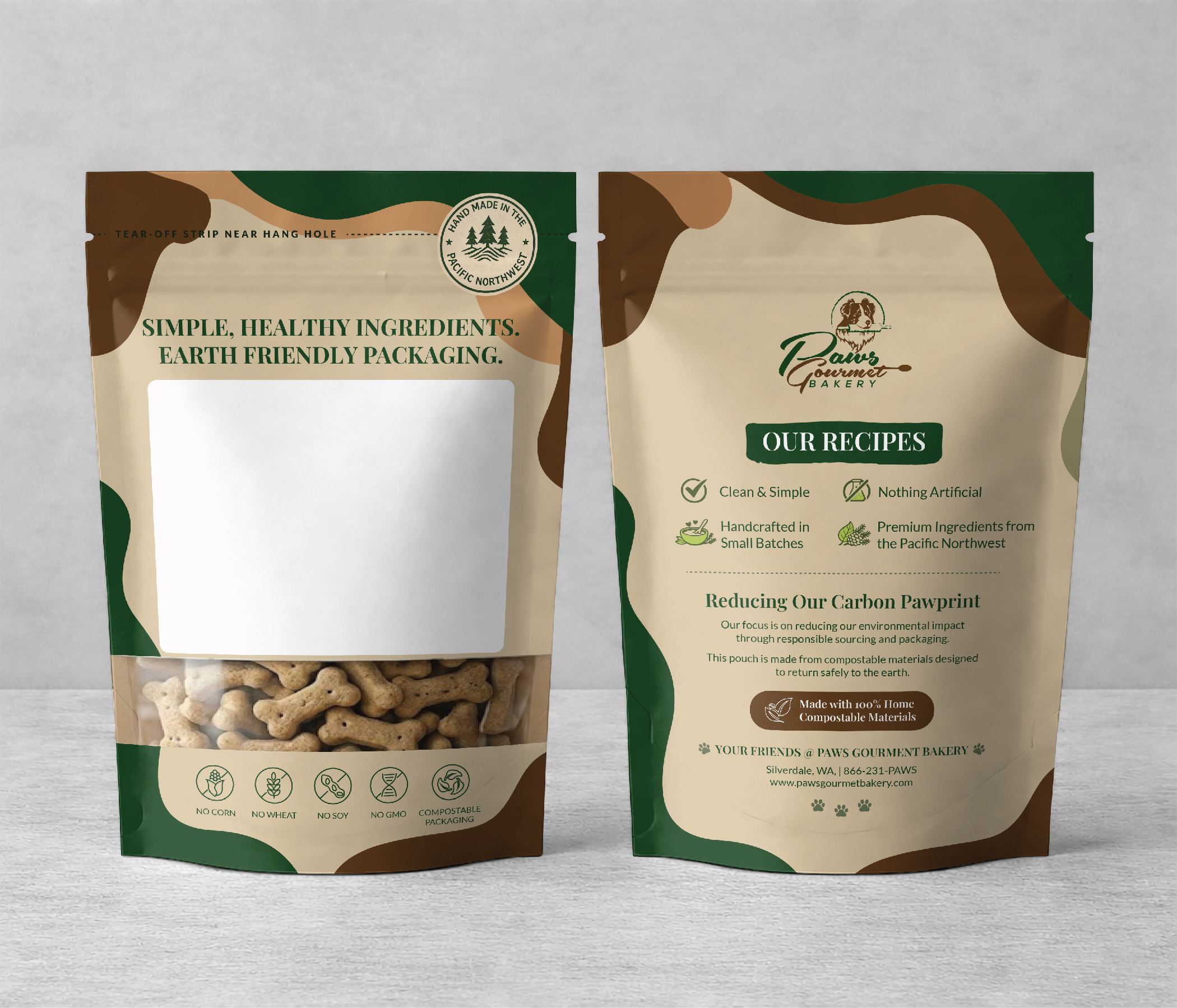 Design Emballage par Abdulmumin Imam pour Paws Gourmet Bakery | Design #37164186