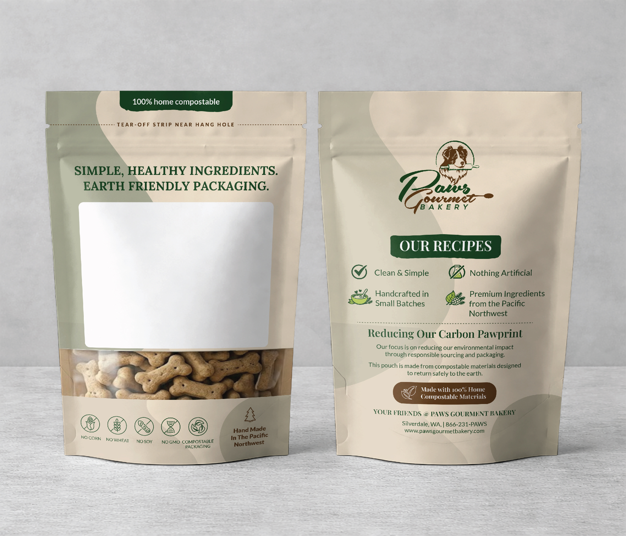 Design Emballage par Abdulmumin Imam pour Paws Gourmet Bakery | Design #37164188