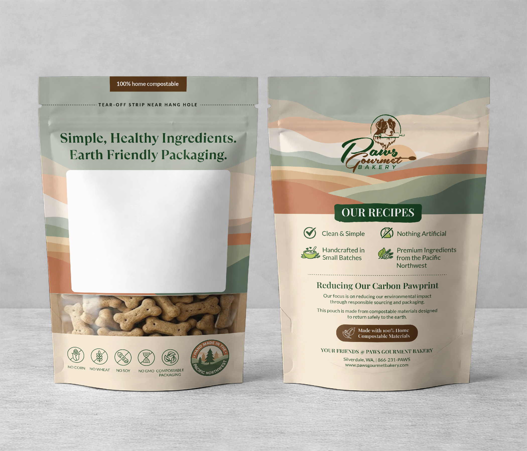 Design Emballage par Abdulmumin Imam pour Paws Gourmet Bakery | Design #37164189