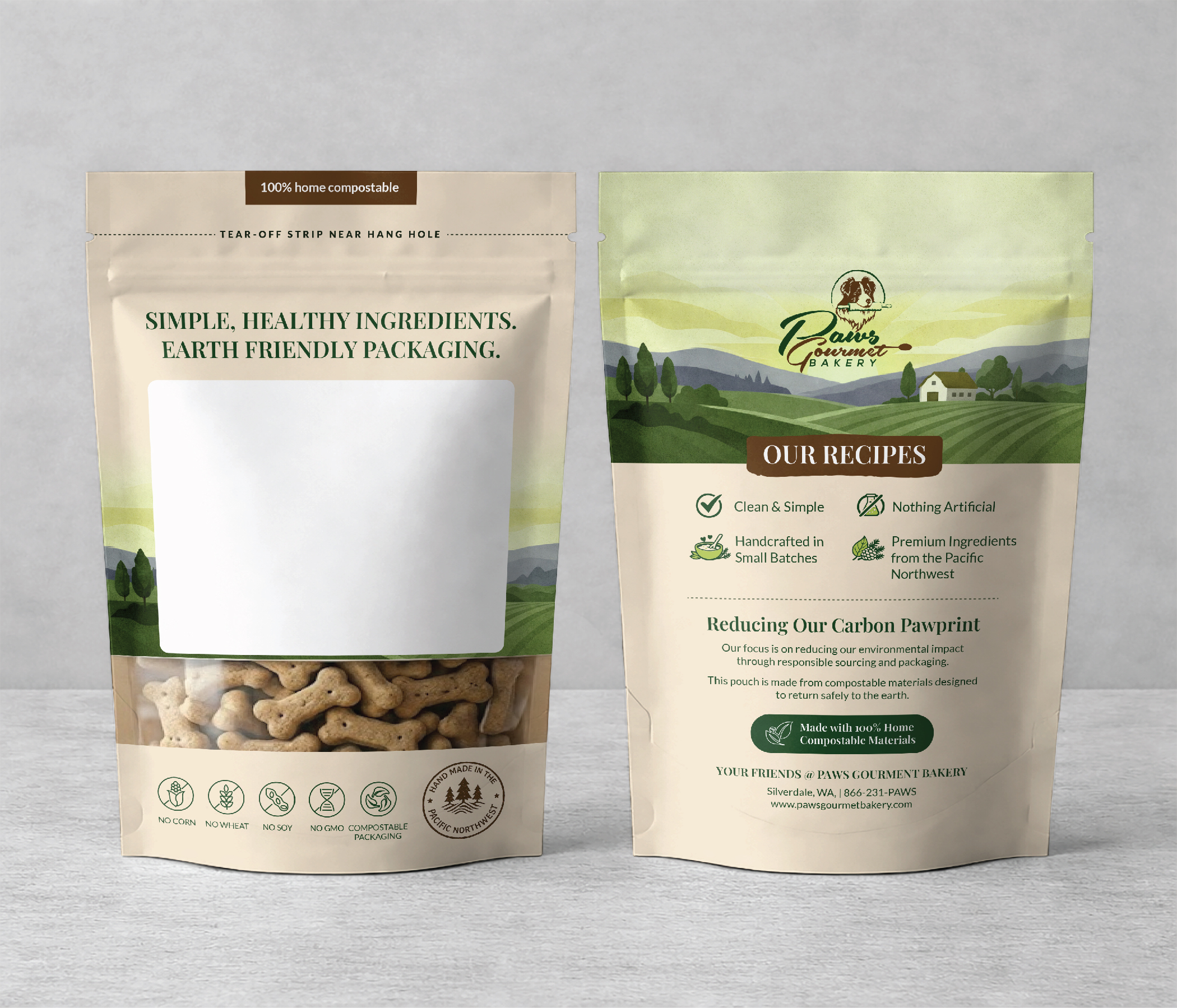 Design Emballage par Abdulmumin Imam pour Paws Gourmet Bakery | Design #37164190