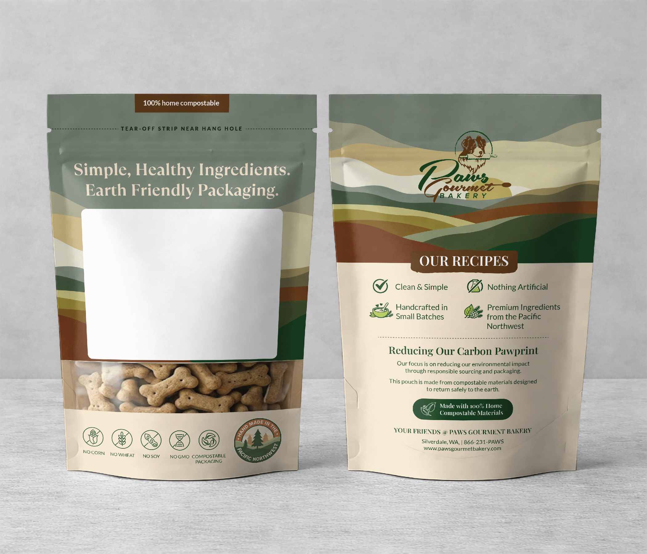 Design Emballage par Abdulmumin Imam pour Paws Gourmet Bakery | Design #37164192