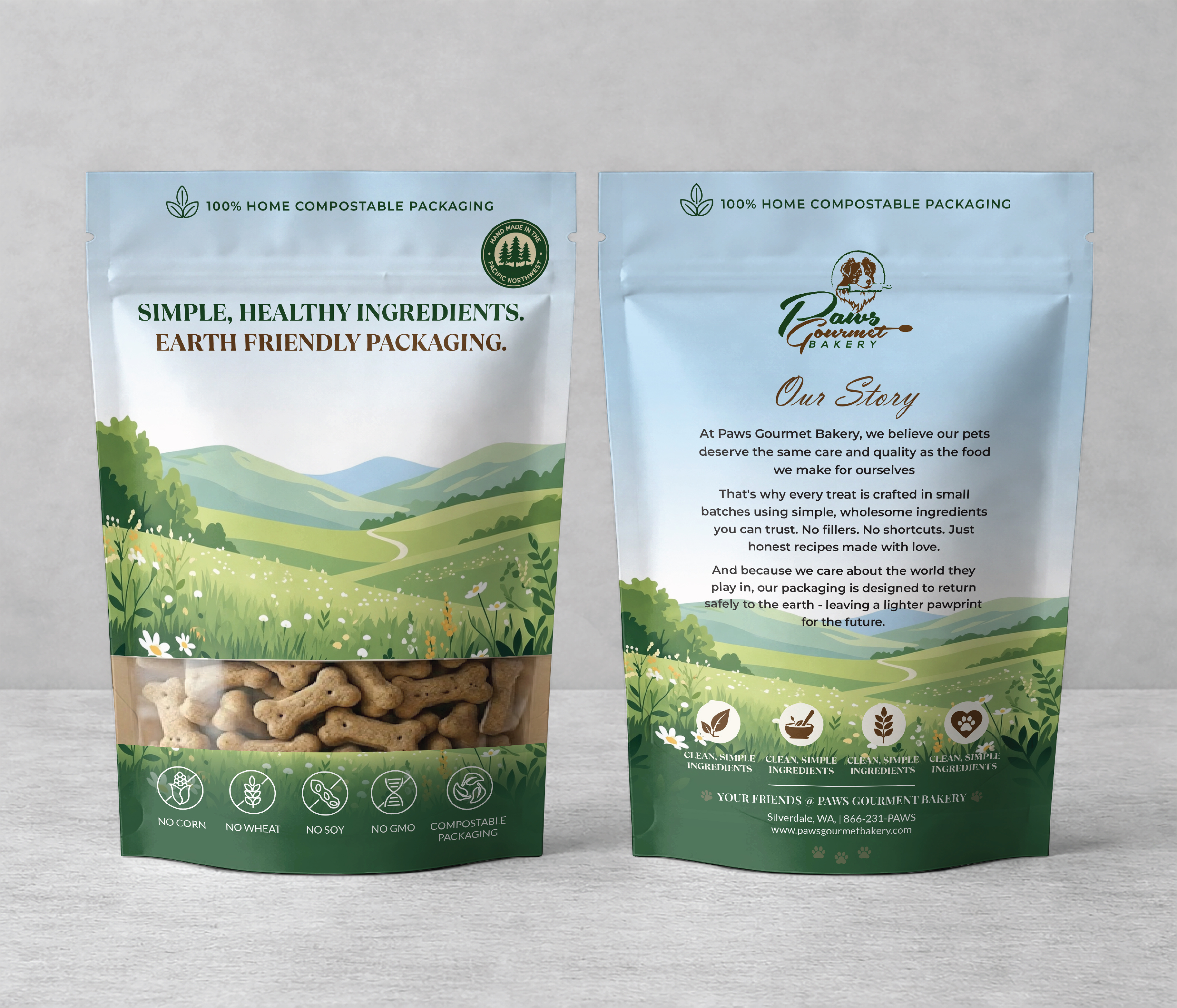 Design Emballage par Abdulmumin Imam pour Paws Gourmet Bakery | Design #37193735