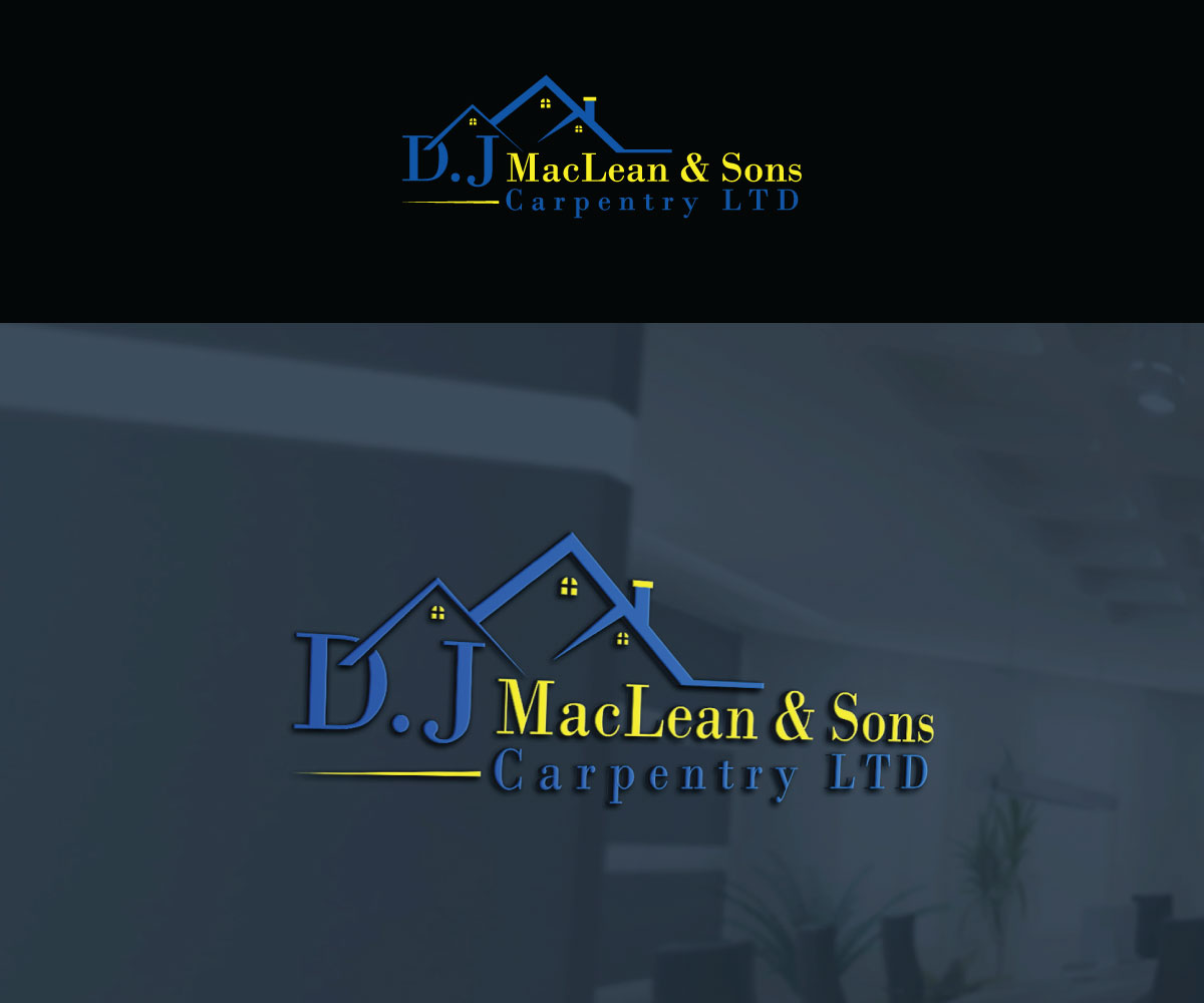 Logo Design by Luckey yaari for D.J MacLean & Sons Carpentry Ltd. | Design #37141546