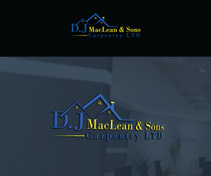 Logo Design by Luckey yaari for D.J MacLean & Sons Carpentry Ltd. | Design: #37141546