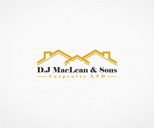 Logo Design by alkaline for D.J MacLean & Sons Carpentry Ltd. | Design: #37140973